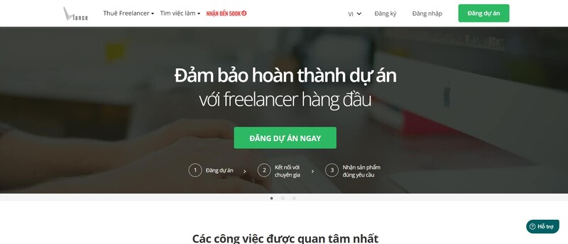 VLance - Top Website tìm việc làm Freelancer hiện nay cho người Việt