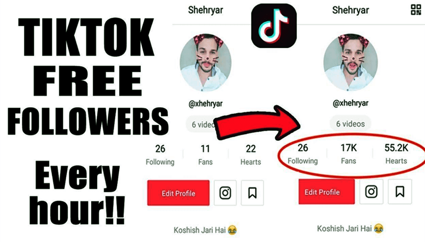 app tăng follow tiktok