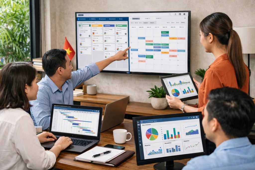 Top 10+ Phần Mềm Quản Lý Dự Án Tốt Nhất 2026: Đánh Giá Chi Tiết 5 Các tính năng cốt lõi của một phần mềm quản lý dự án tiêu chuẩn