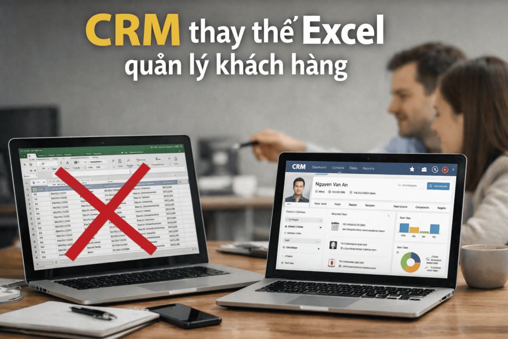 crm thay the excel quan ly khach hang
