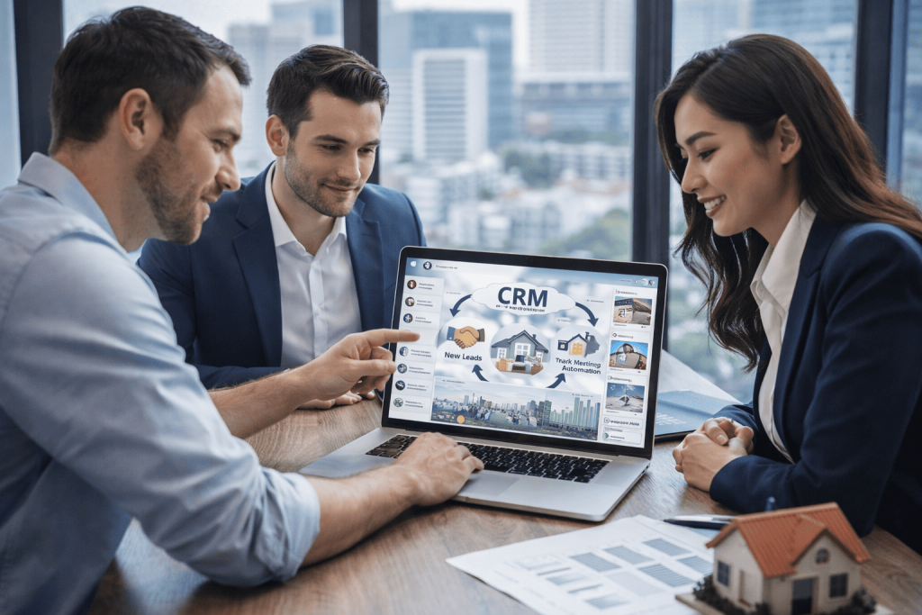 CRM Quản lý khách hàng bất động sản 2026 7 vai tro crm bat dong san