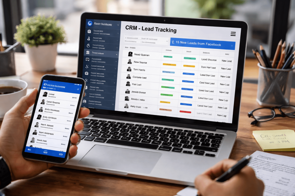 CRM tracking lead tu Facebook