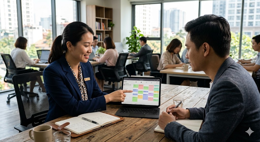 App dẫn khách xem nhà