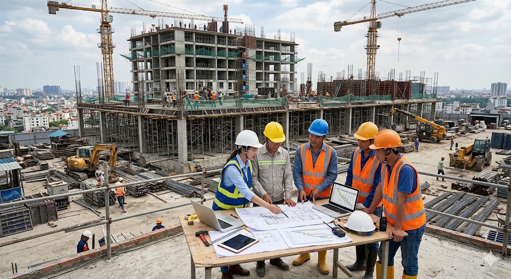 Các mô hình quản lý dự án xây dựng phổ biến