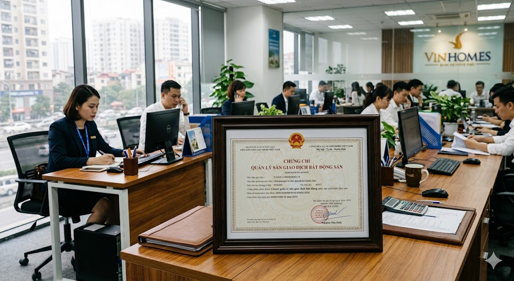 Chứng chỉ quản lý sàn giao dịch bất động sản