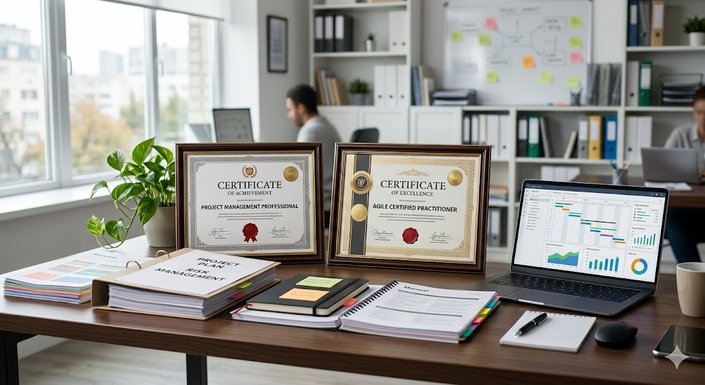 Chứng chỉ và tài liệu quản lý dự án