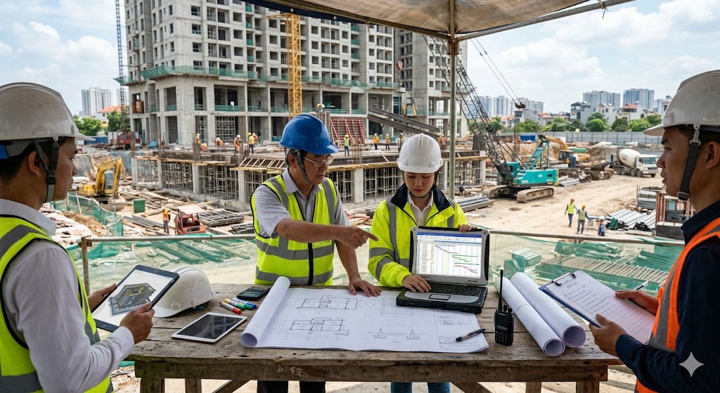 Công cụ và phương pháp quản lý dự án xây dựng