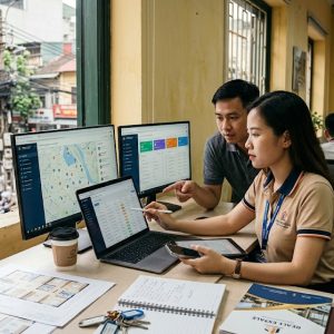 Công nghệ quản lý quỹ hàng bất động sản trực tuyến