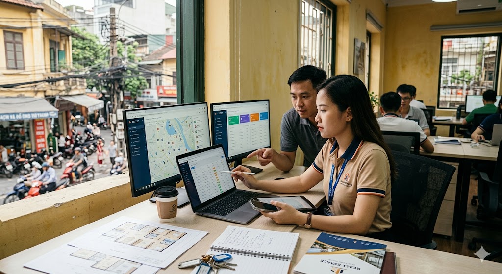 Công nghệ quản lý quỹ hàng bất động sản trực tuyến