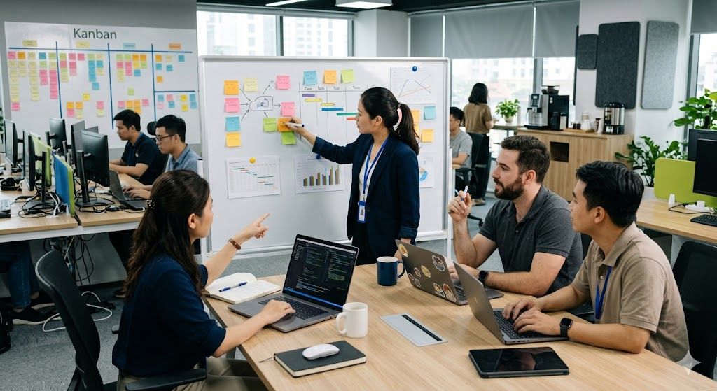 Công việc và kỹ năng quản lý dự án phần mềm