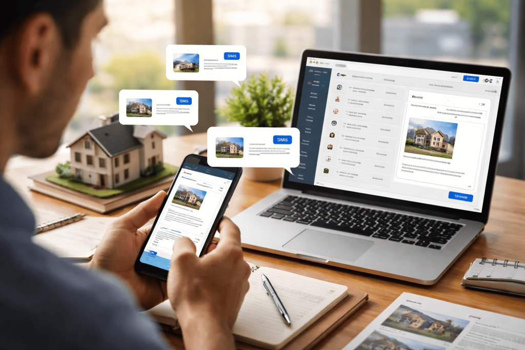 CRM quản lý dự án bất động sản – Công cụ bắt buộc cho môi giới chuyên nghiệp 2026 22 Crm gửi sms khách hàng bất động sản