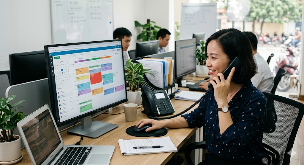 CRM quản lý lịch hẹn khách
