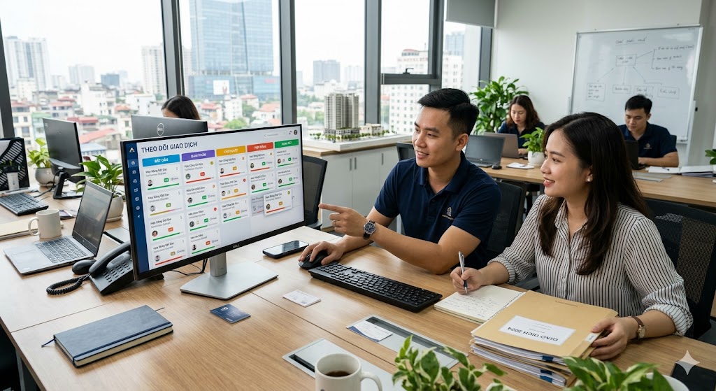 Crm giao dịch bất động sản – Giải pháp giúp bạn không bỏ lỡ bất kỳ khách hàng tiềm năng nào 16 CRM theo dõi tiến độ giao dịch bất động sản