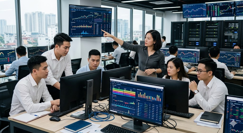 Đo lường năng suất của từng sàn giao dịch trong hệ thống tập trung