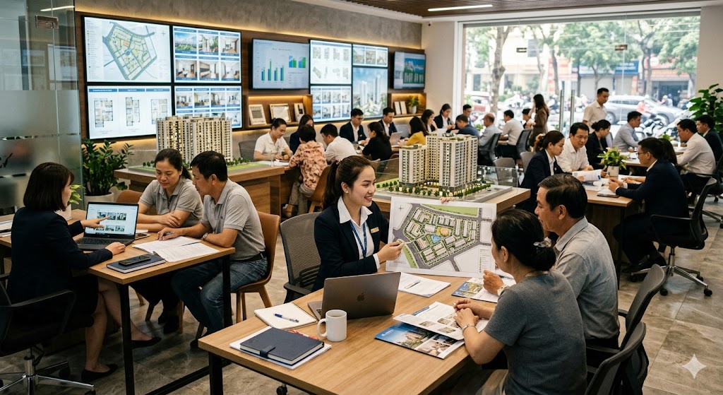 Hoạt động của sàn giao dịch bất động sản