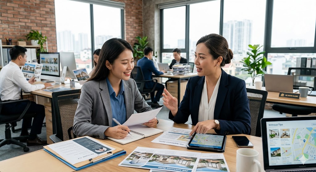 Hướng dẫn xin việc môi giới, sale bất động sản