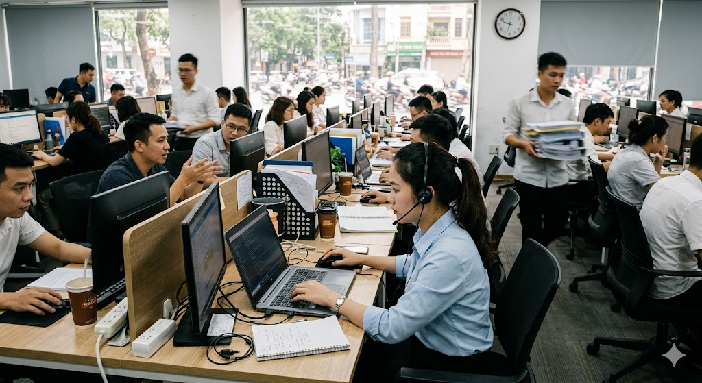 KPI hành động Đo lường cường độ làm việc hàng ngày