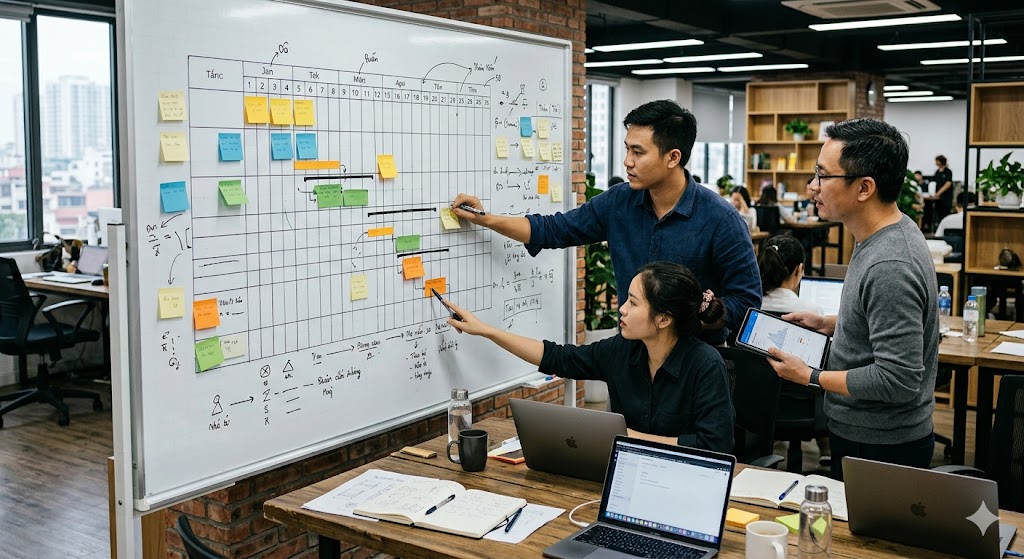 Lập kế hoạch tiến độ