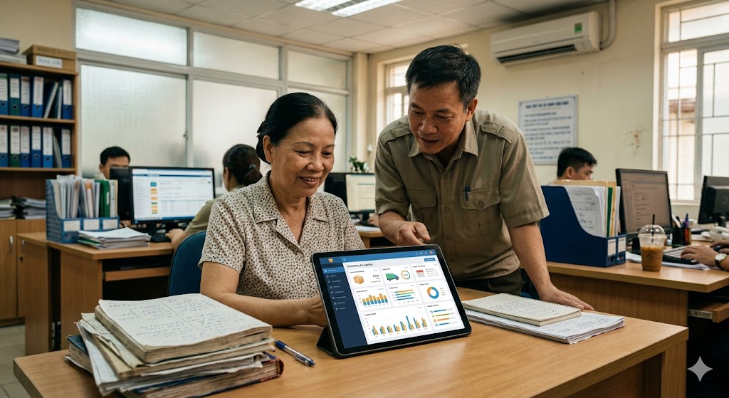 Lợi ích của việc thay đổi từ sổ tay truyền thống sang phần mềm quản lý