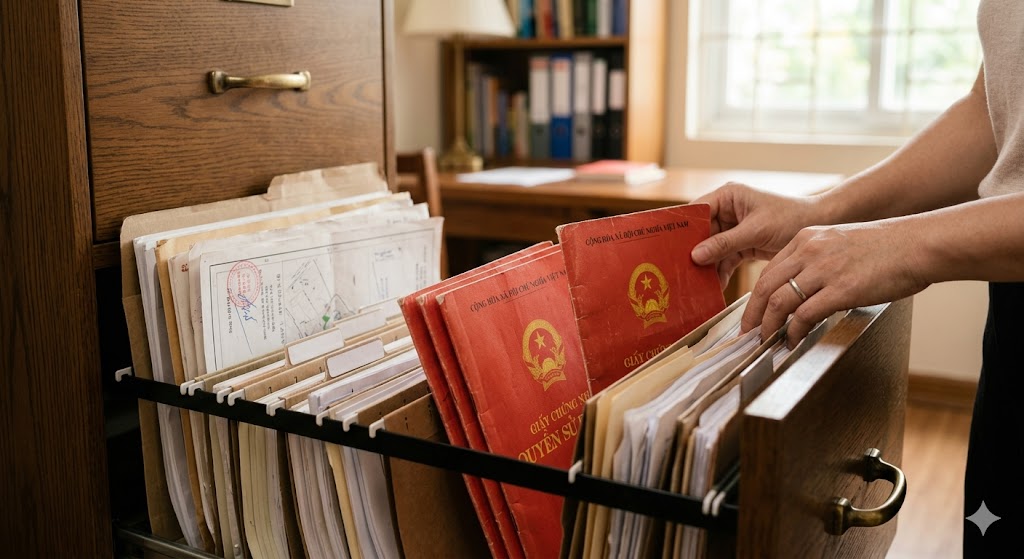 Lưu trữ sổ đỏ và giấy tờ nhà đất