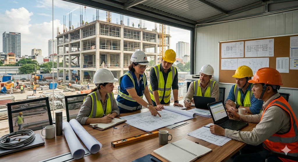 Mô hình ban quản lý dự án xây dựng