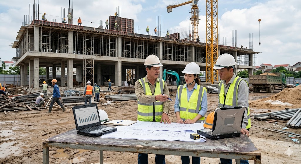 Quy trình quản lý dự án xây dựng