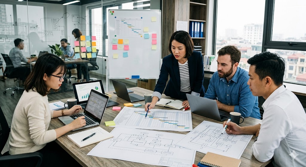 Nội dung của quản lý dự án