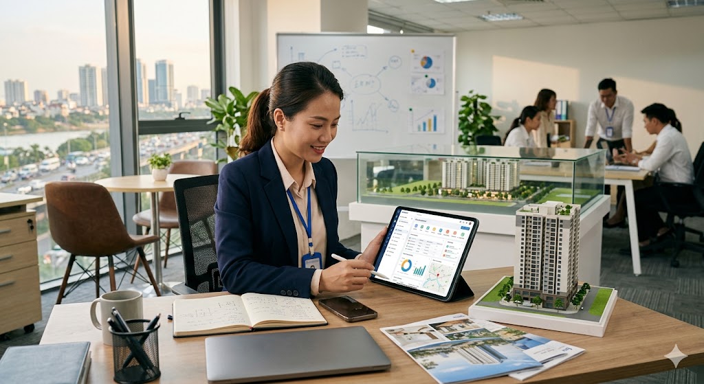 Phần mềm CRM và quản lý khách hàng bất động sản