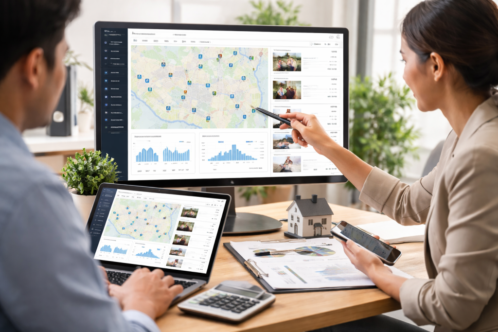 Phần mềm quản lý data bất động sản