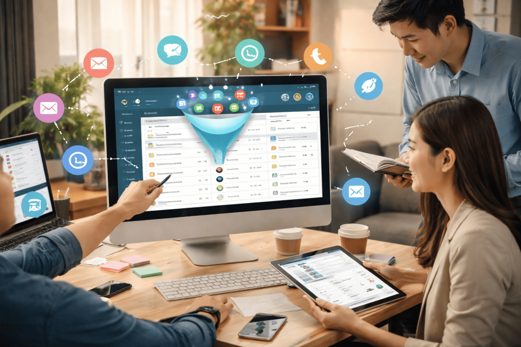 Phần mềm quản lý lead đa kênh bất động sản