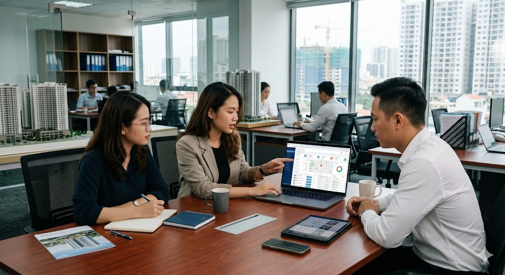 Phần mềm quản lý nội bộ ngành bất động sản