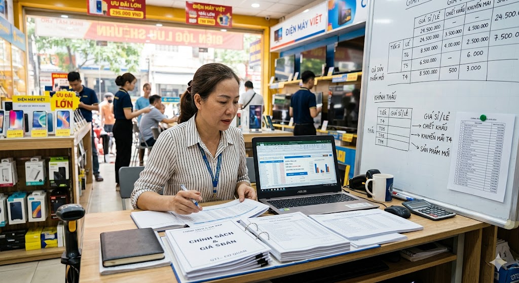 Quản lý chính sách bán hàng và bảng giá (Pricing & Policy)