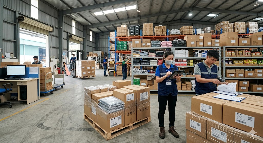 Quản lý kho hàng ký gửi và dữ liệu nguồn chủ