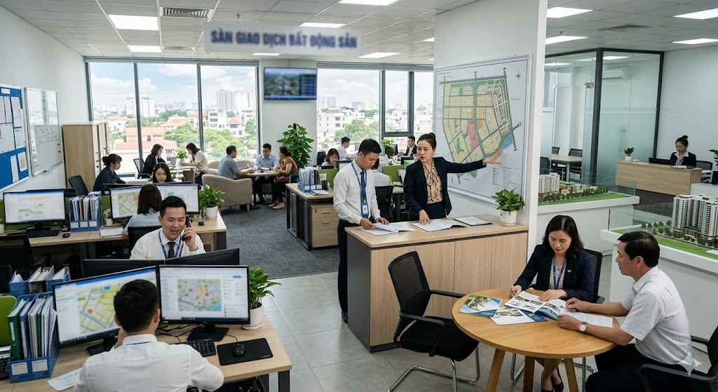 Quản lý sàn giao dịch bất động sản