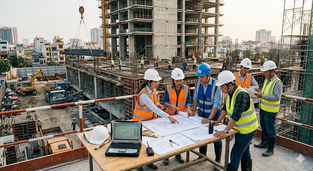 Quy trình quản lý dự án xây dựng