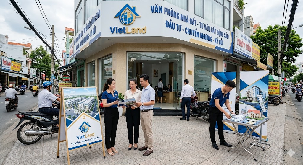 Xây dựng thương hiệu và tiếp thị cho văn phòng nhà đất