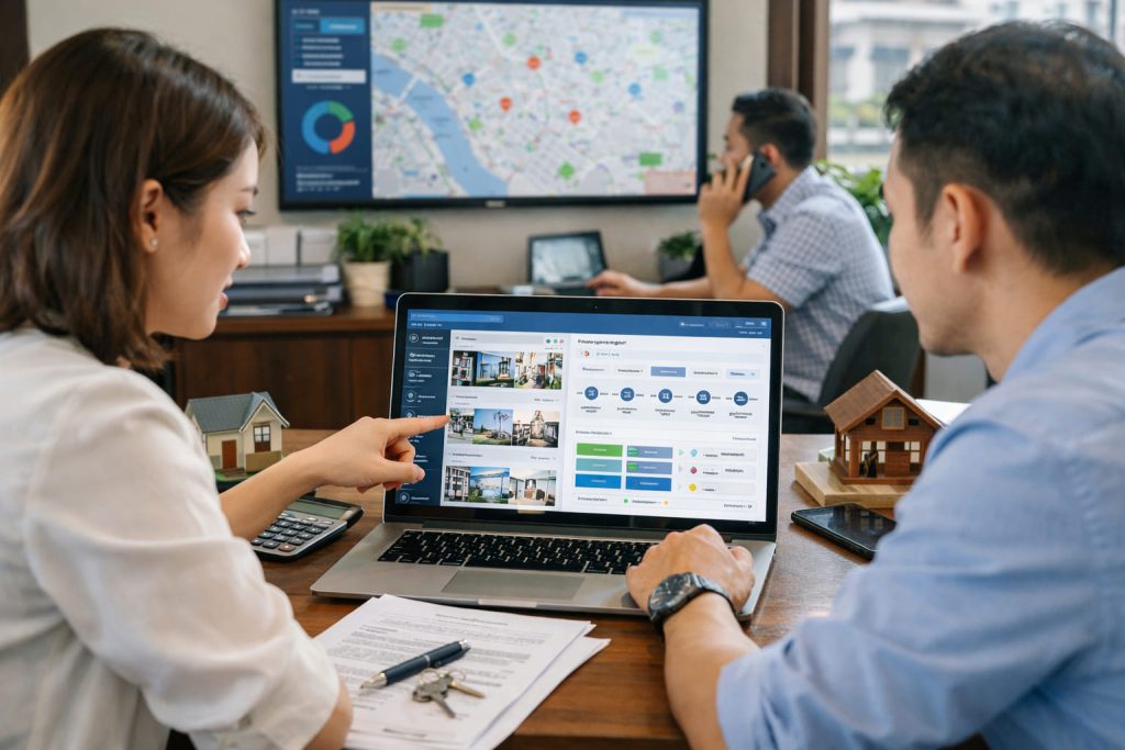 Các tính năng cốt lõi của phần mềm quản lý sàn thổ cư hiệu quả