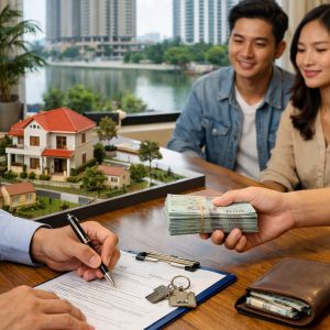 Chi tiết bất động sản và nội dung đặt cọc