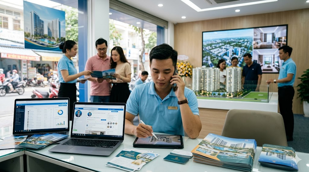 Chiến lược tìm kiếm khách hàng bất động sản đa kênh