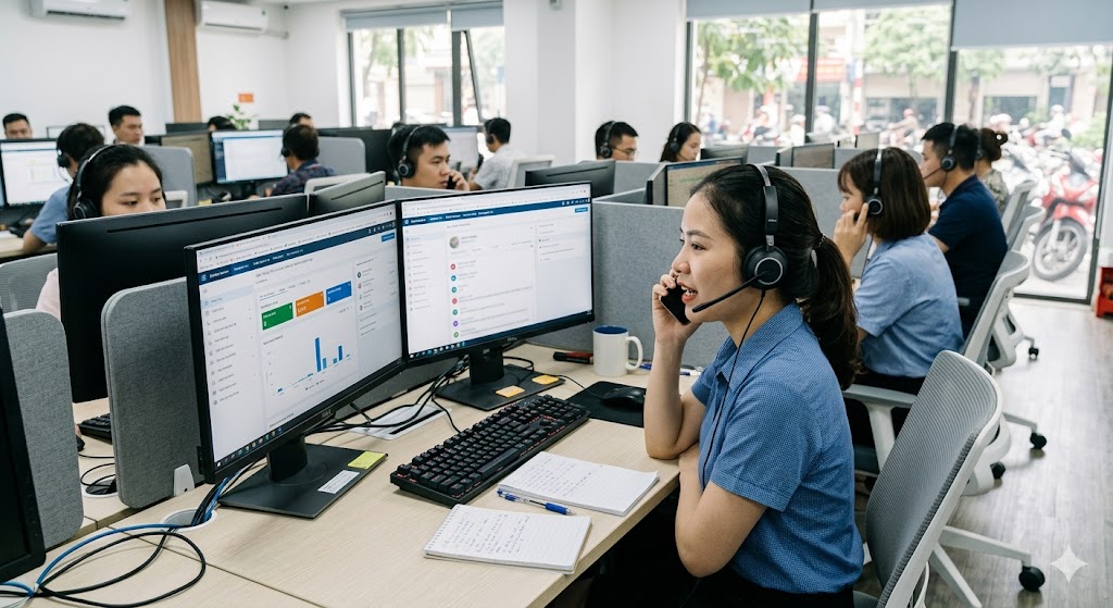 Công cụ và hệ thống hỗ trợ quản lý Telesale hiện đại