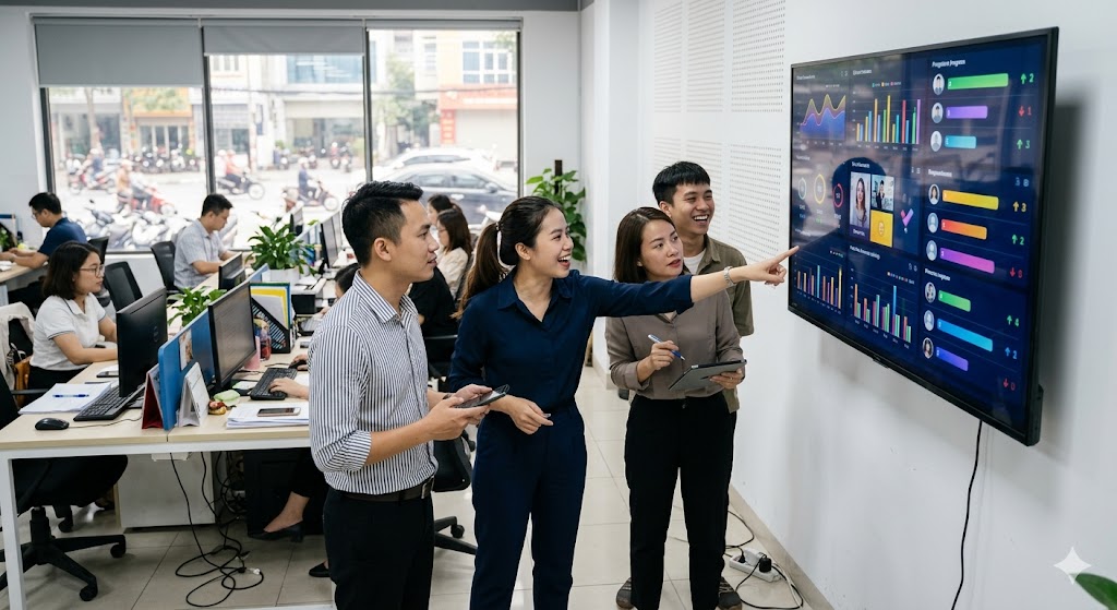 Hệ thống bảng xếp hạng kinh doanh thời gian thực