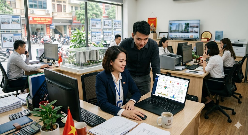 Hệ thống tính hoa hồng tự động trong môi giới bất động sản