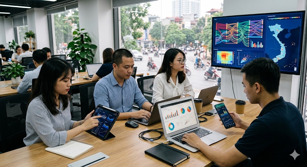 Hiển thị đa nền tảng và trực quan hóa dữ liệu