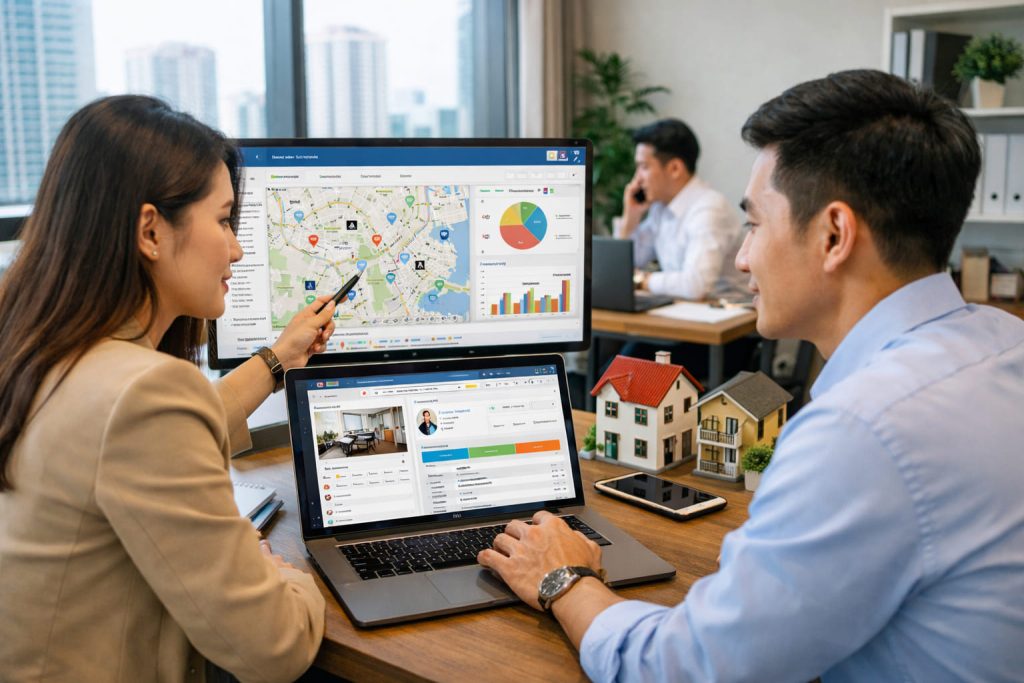 Lợi ích đột phá khi sử dụng phần mềm quản lý bất động sản môi giới