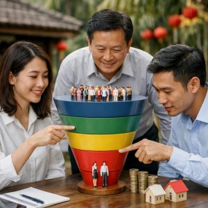Mô hình phễu chân dung khách hàng theo nhu cầu