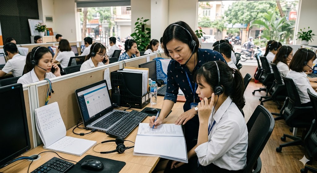 Quản trị chất lượng cuộc gọi và kịch bản Telesale