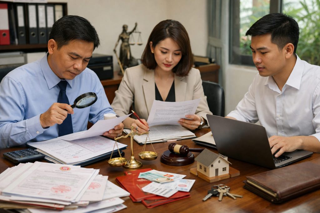 Quy trình kiểm tra và thẩm định pháp lý đầu vào