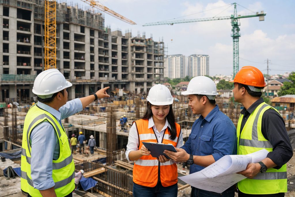 Giải pháp quản lý Bất Động Sản sơ cấp toàn diện: từ pháp lý dự án đến số hóa vận hành giao dịch 10 Theo dõi tiến độ xây dựng và truyền thông hậu mãi