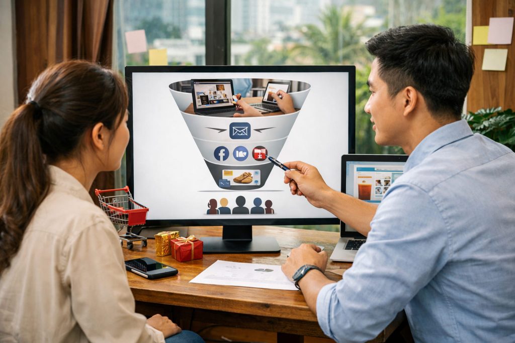 Thiết lập phễu Re-marketing tự động theo hành vi