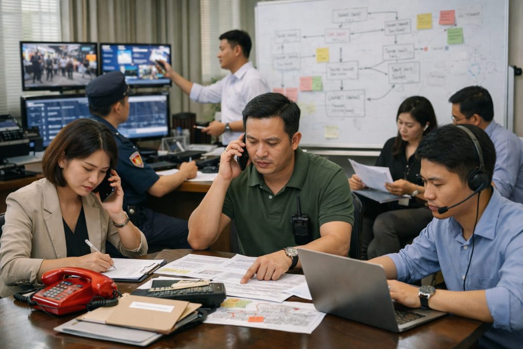Thiết lập quy trình phản ứng nhanh khi xảy ra sự cố